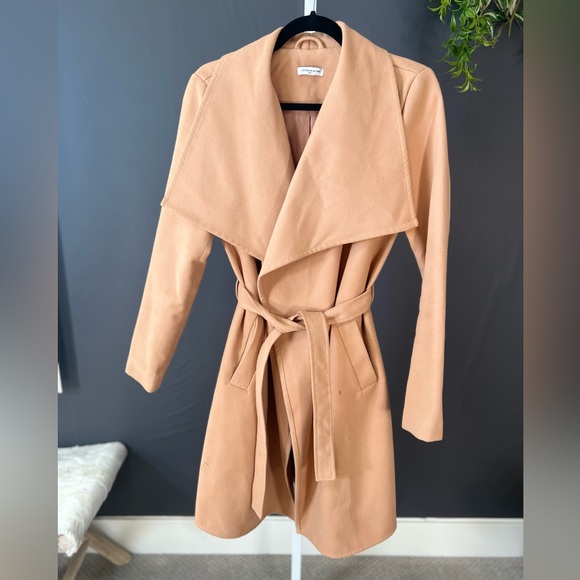 Jacqueline De Yong Trench coat. Suede feel. - Picture 15 of 16
